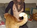 Mijn meisje en haar poes, foto 2144x1608, 4 reacties, 14 stemmen