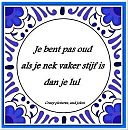 Tegeltje van de week, foto 441x445, 3 reacties, 40 stemmen