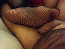 footjob in fishnets, foto 3264x2448, 1 reacties, 2 stemmen