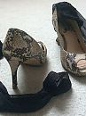 Op mijn 11 cm snake print high, foto 2448x3264, 1 reacties, 6 stemmen