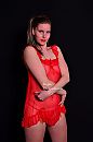 Rode doorschijnende babydoll, foto 1080x1620, 6 reacties, 12 stemmen