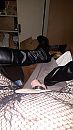 Catsuit met laarzen en ring, foto 1836x3264, 7 reacties, 7 stemmen
