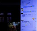 Luna voor de cam op skype..., foto 500x420, 3 reacties, 67 stemmen
