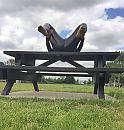 Buiten in lak catsuit, foto 950x992, 0 reacties, 8 stemmen