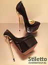 20cm Black with Gold Heels, foto 480x640, 1 reacties, 6 stemmen