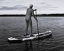 Stand-up paddle , naakt., foto 3047x2461, 0 reacties, 3 stemmen