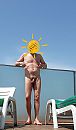 Op 't dakterras van het hotel., foto 1030x1748, 10 reacties, 21 stemmen