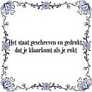 Tegeltjeswijsheid, foto 236x236, 3 reacties, 12 stemmen