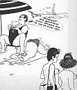 BBW Facesit humor cartoon, foto 1370x1600, 1 reacties, 18 stemmen