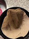 De natte filter in de houder, foto 3000x4000, 0 reacties, 3 stemmen