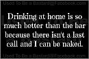 Drinking at home, foto 399x265, 0 reacties, 1 stemmen