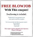 Free Blowjob Coupon, foto 843x953, 0 reacties, 6 stemmen