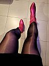 Skirt , shiny legs & boots, foto 3000x4000, 0 reacties, 2 stemmen