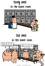 Young men verses Old men, foto 358x512, 0 reacties, 3 stemmen