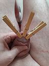 3 houten wasknijpers op eikel, foto 2994x4000, 5 reacties, 6 stemmen