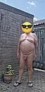 Naakt in de tuin, foto 1703x3440, 2 reacties, 2 stemmen