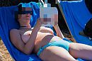 Oben ohne am Strand, foto 627x417, 2 reacties, 35 stemmen