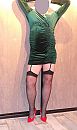 heerlijk in mijn groene jurk, foto 1456x2442, 2 reacties, 4 stemmen