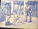 Ballpoint op triplex, foto 1180x922, 0 reacties, 0 stemmen