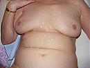 mmmmm heerlijk al dat warme zaad op me borsten, foto 3264x2448, 2 reacties, 5 stemmen